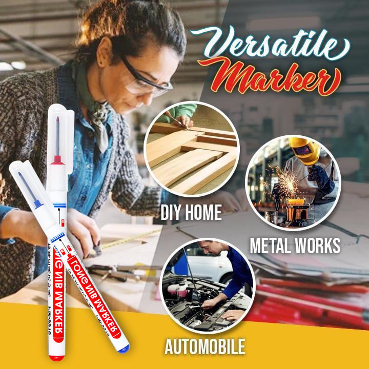 🔥Multi-purpose Woodworking Long Nib Marker