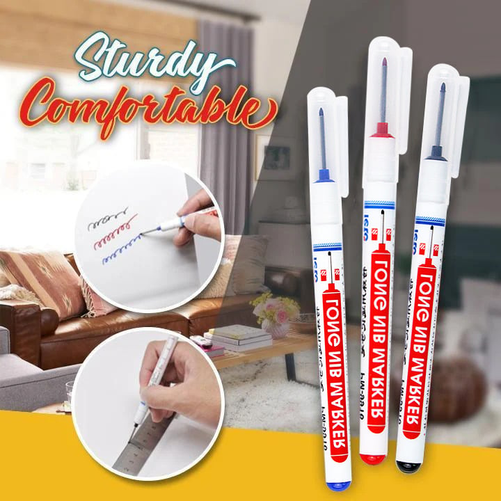 🔥Multi-purpose Woodworking Long Nib Marker